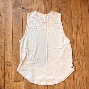 Glyder Cream Work Out Tank Top
